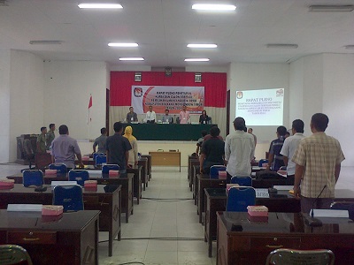 KPU Boltim Tetapkan Kursi dan Calon DPRD Terpilih